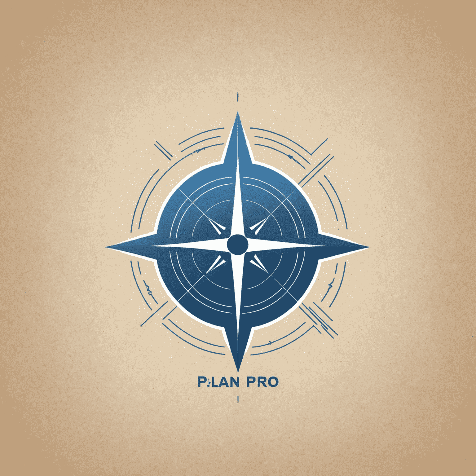 PlanPro logo: A stylized blueprint with a checkmark, symbolizing successful financial planning