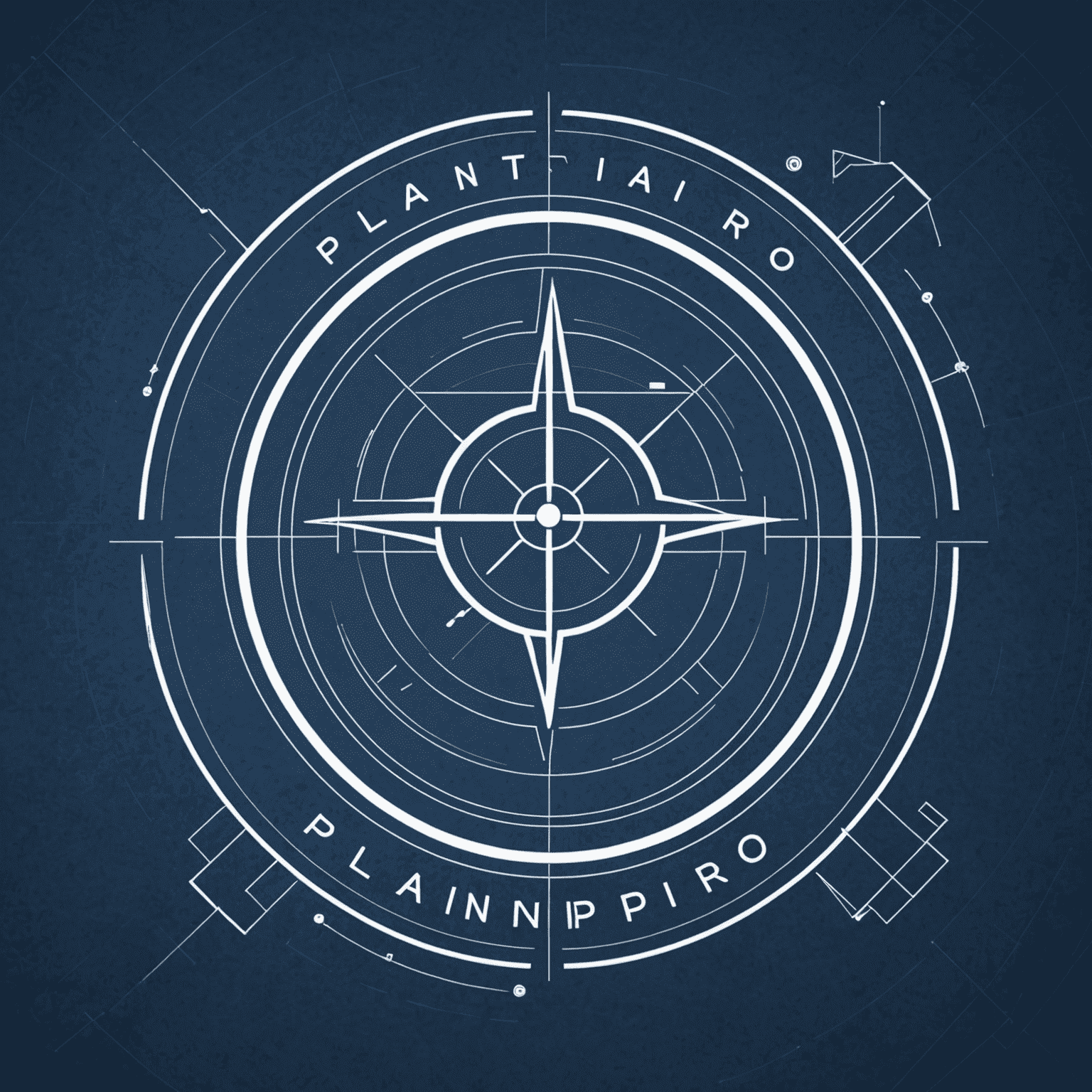PlanPro logo: A stylized blueprint with a checkmark, symbolizing successful financial planning